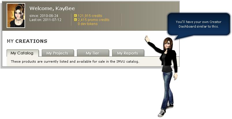 How To Become A Creator On Imvu