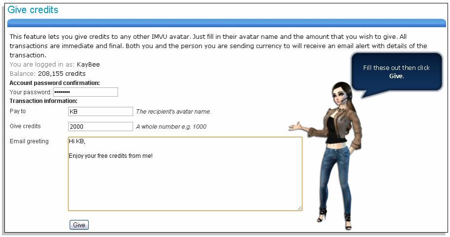 How To Send Credits On Imvu Mobile Visit Right Now