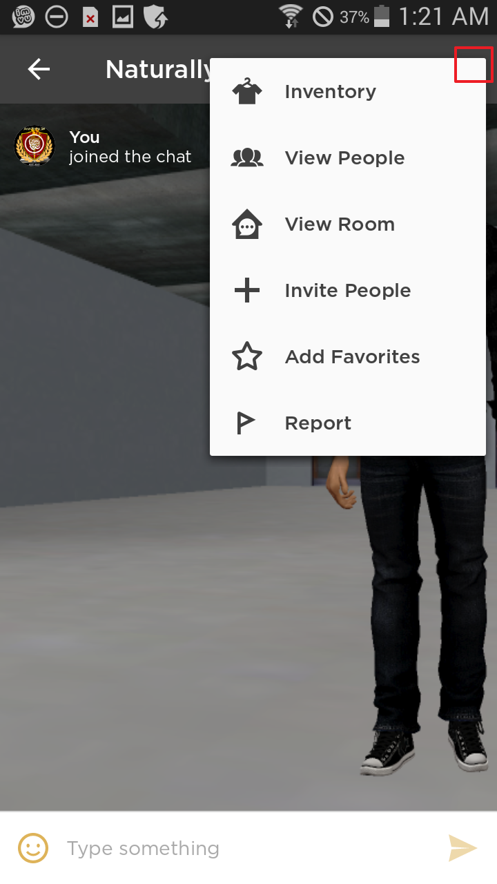 How to chat on IMVU Mobile