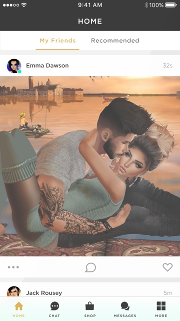 IMVU mobile screenshot
