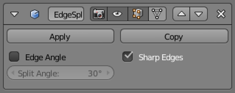 Controlling smoothing with Edge Split Modifier