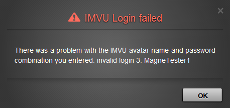 I cannot log into the IMVU Classic (IMVU Client)