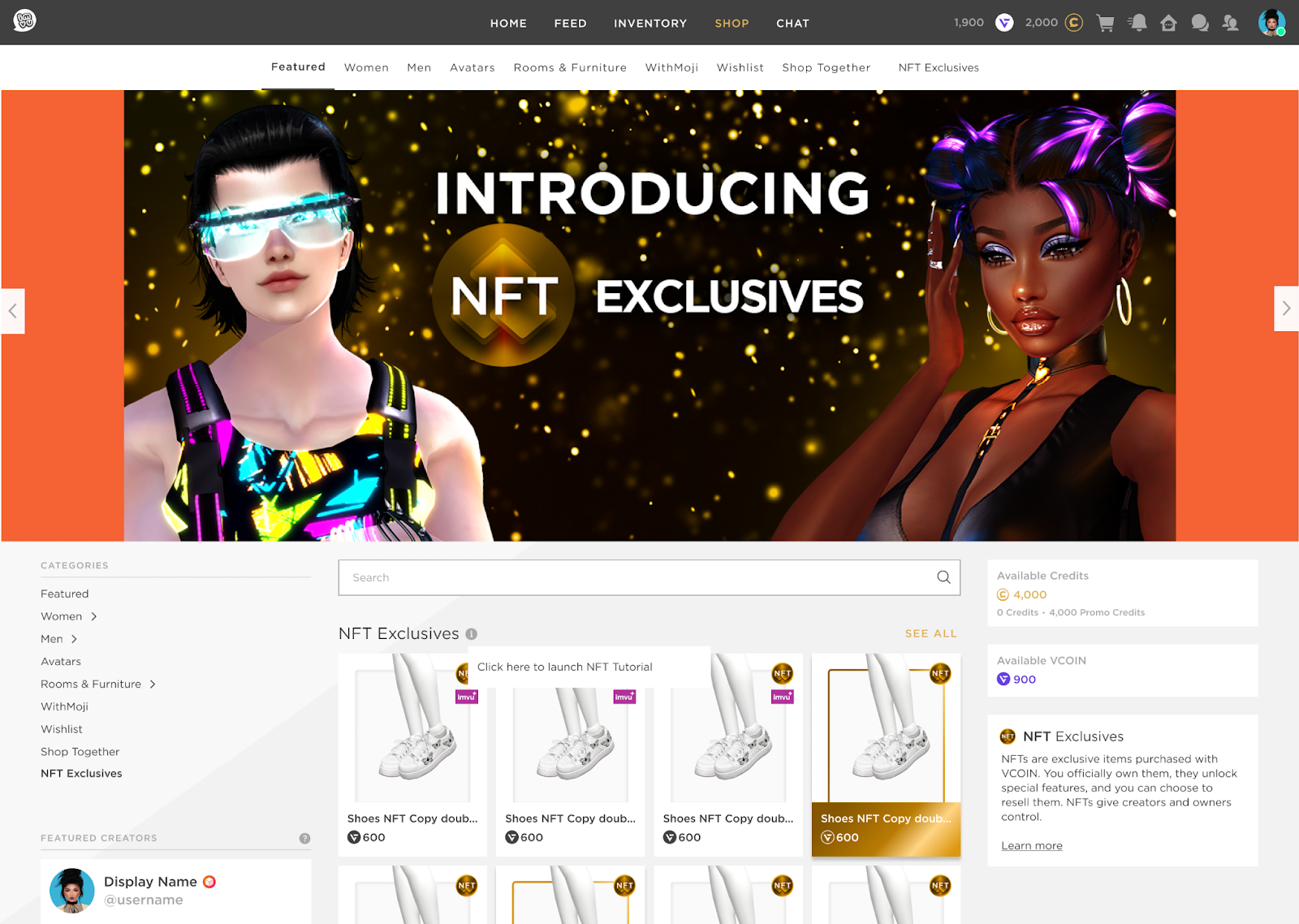 How to Buy NFTs on IMVU