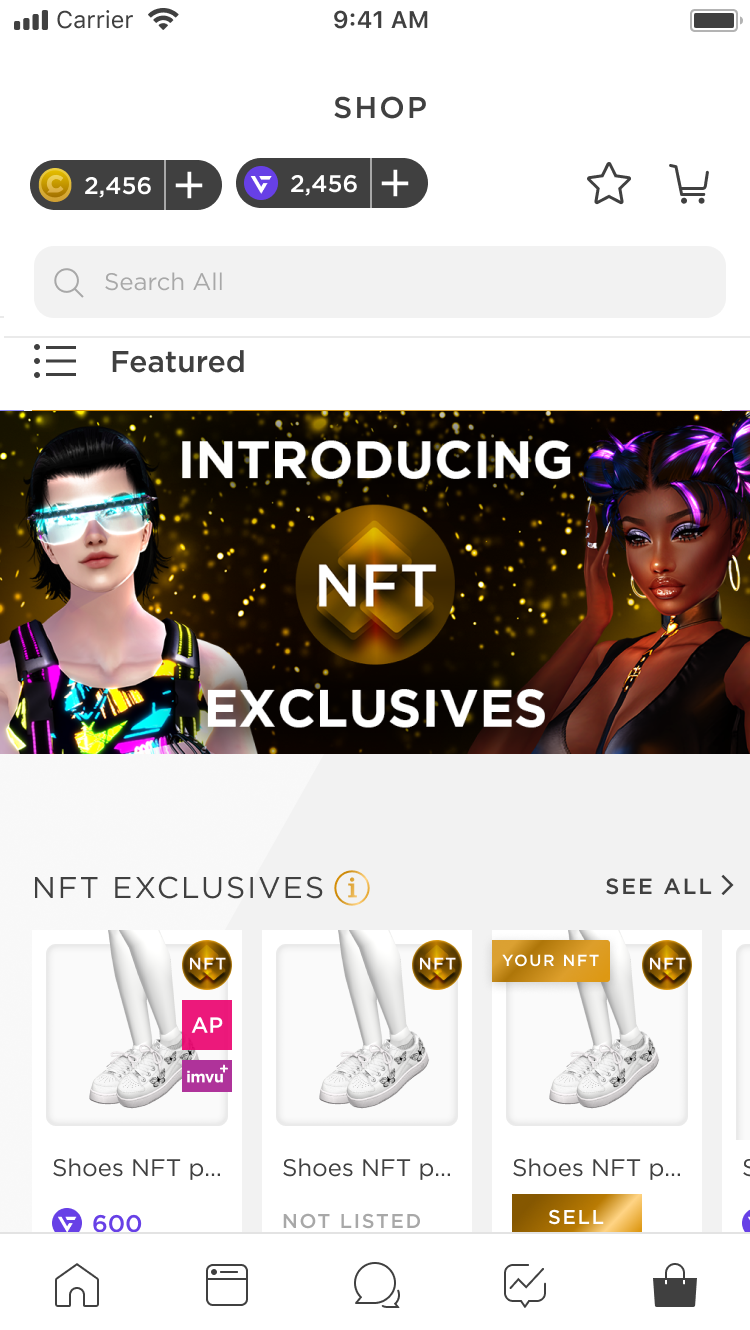 How to Buy NFTs on IMVU