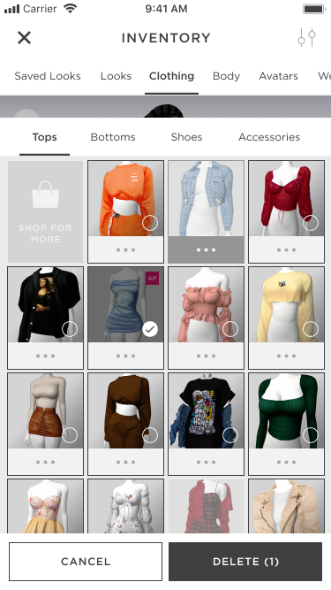 imvu deleted messages