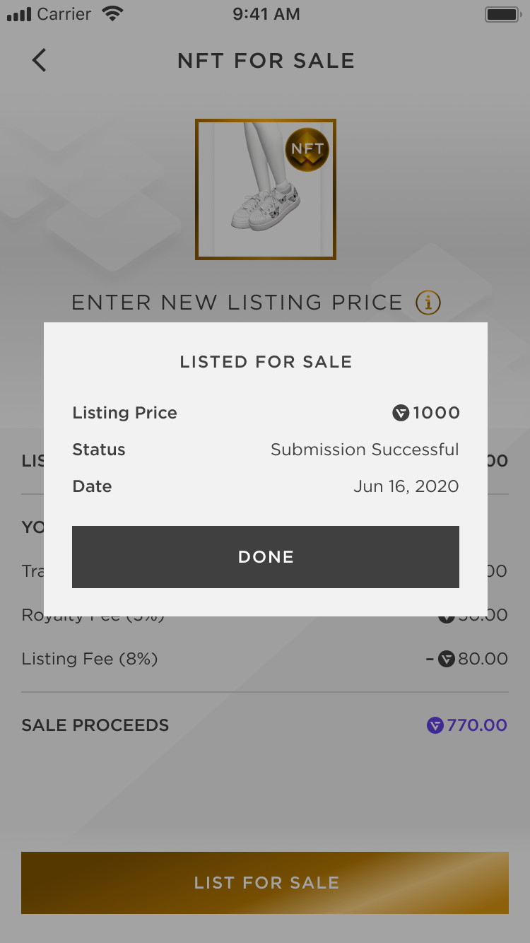 How to Resell NFT on IMVU