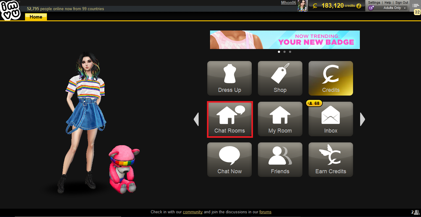 How do I Change my Room Image?